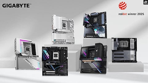 GIGABYTE Wins Prestigious 2025 Red Dot Design Awards for Innovative Motherboard Lineup