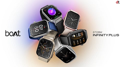 boAt Unveils Infinity Plus Smartwatch with 30-Day Battery Life