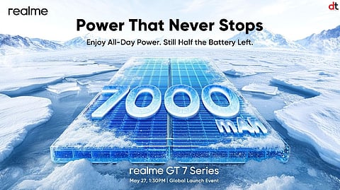 Realme GT 7 Series Arriving on May 27 with 7000mAh Capacity and 120W Charging
