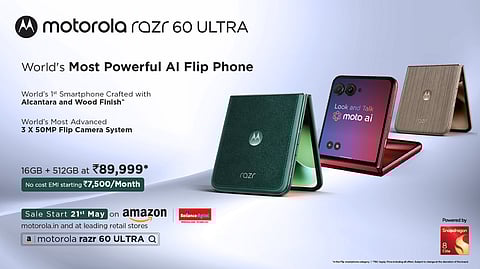 Motorola Launches razr 60 Ultra with Snapdragon 8 Elite and 50MP Cameras