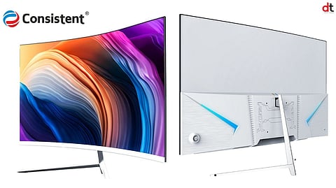 Consistent Launches 32" Curved Frameless LED Monitor with 178° Viewing Angle
