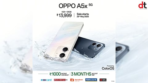 OPPO Unveils New A5x 5G 4+128GB Variant with Flagship Design