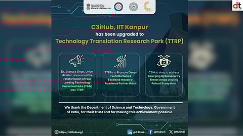 IIT Kanpur Selected by DST to Host Cybersecurity-Focused Technology Translational Research Park