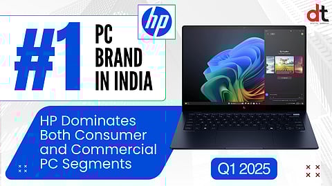 HP Maintains Top Spot in Indian PC Market with 29.1% Share in 1Q2025