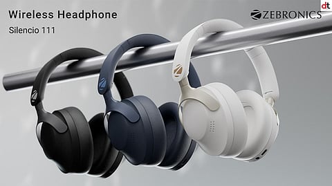 Zebronics Launches Zeb-Silencio 111 with Titanium Drivers and Hybrid ANC
