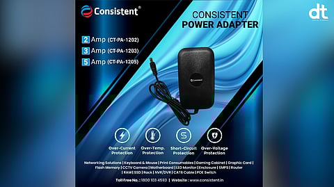 Consistent Launches ‘Made in Bharat’ Universal Adapters for Surveillance & Networking Devices