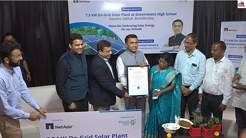 NetApp and BharatCares Bring Solar Power to Seven Goa Schools, Inaugurated by CM Sawant