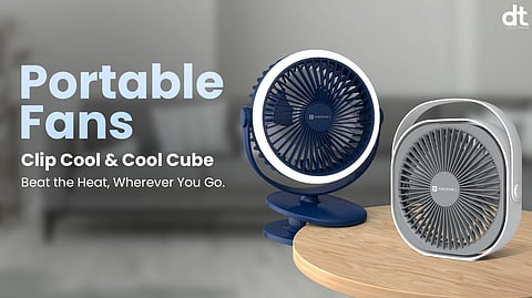 Portronics Launches ClipCool & CoolCube Portable Fans to Beat the Heat