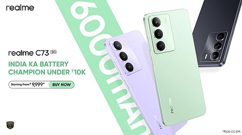 Realme Launches C73 5G Smartphone and Buds T200x in India