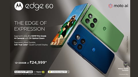 Motorola Launches Edge 60 Smartphone with 50MP Triple AI Camera 