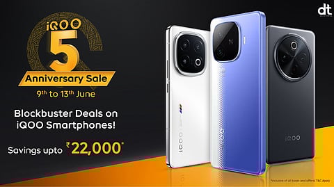 iQOO Marks 5 Years in India with Special Smartphone Discounts
