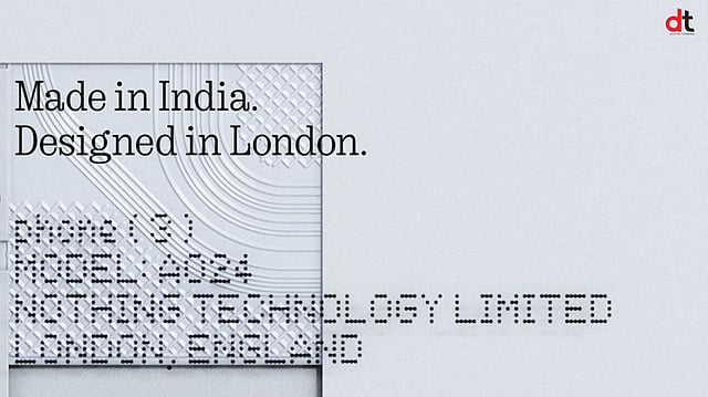 Nothing Phone (3) to Be Locally Manufactured in India Nothing Phone (3) to Be Locally Manufactured in India