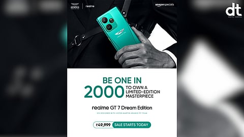 Realme GT 7 Dream Edition Goes on Sale with Screen Protection Bonus