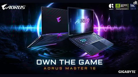 GIGABYTE Introduces AORUS Master 16 AI Gaming Laptop in India