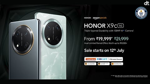 HONOR X9c 5G Now Available at ₹19,999 on Amazon as Prime Day Launch Offer
