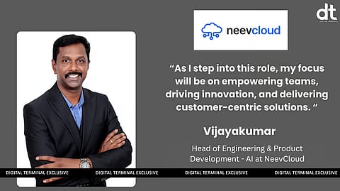 Vijayakumar Named Head of AI Engineering & Product at NeevCloud