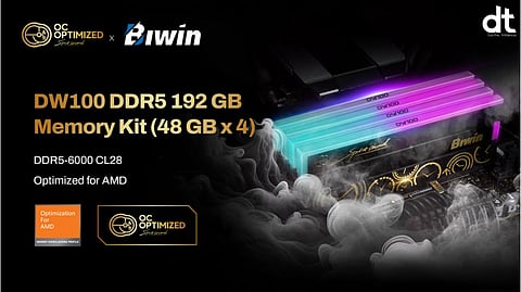 Biwin Launches DW100 DDR5 192 GB Memory Kit in India