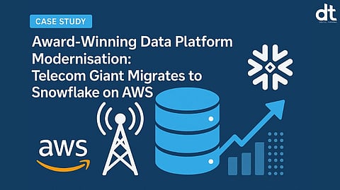 Award-Winning Data Platform Modernisation: Telecom Giant Migrates to Snowflake on AWS