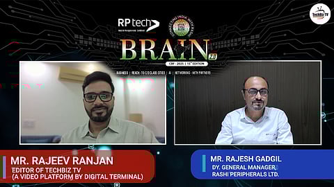 Exclusive Chat with Rajesh Gadgil, Dy. GM, Rashi Peripherals I CBF 2025 Roadshow