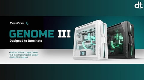 DeepCool Introduces The GENOME III Full-Tower Case With 420mm Liquid Cooler
