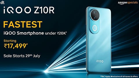 iQOO Launches Z10R Smartphone with 32MP 4K Selfie Camera and Powerful Features