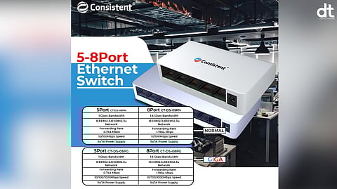 Consistent Launches New Ethernet Switches With GIGA And Standard Variants