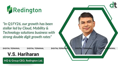 Redington Registers Record Q1 Revenue of ₹26,002 Cr with 22% YoY Growth