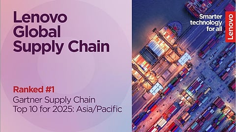 Lenovo Retains No.1 Spot in Gartner APAC Supply Chain Rankings for Fourth Consecutive Year