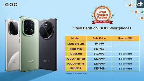 iQOO Joins Amazon Great Freedom Sale with Power-Packed Deals