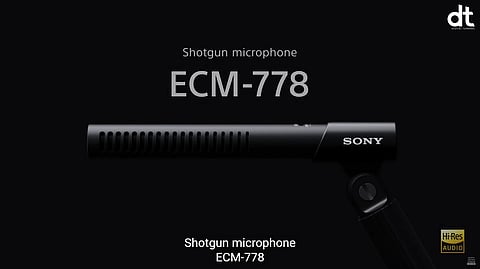 Sony Expands Pro Audio Lineup with ECM-778 Shotgun Microphone for XLR Devices