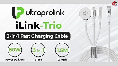 UltraProlink Launches iLink Trio 3-in-1 Charging Cable for Apple Devices