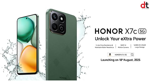 HONOR X7c 5G Set to Launch in India on August 18 with 256GB Storage