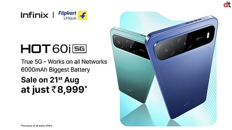 Infinix HOT 60i 5G Goes on Sale in India at ₹8,999 on Flipkart