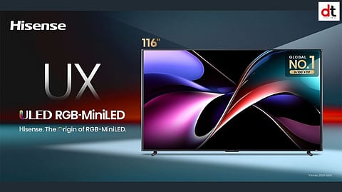 Hisense Unveils UX ULED TVs with RGB-MiniLED Technology and AI-Powered Processing