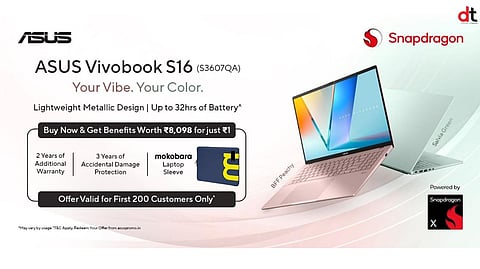 ASUS Unveils Vivobook S16 with 16-inch Lumia OLED Display