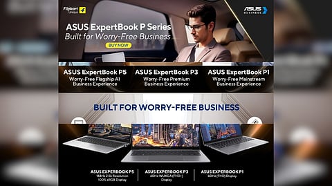 ASUS Brings ExpertBook P Series to Flipkart’s Big Billion Day Sale, Starting ₹33,990