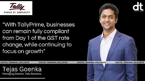 TallyPrime Enables Quick GST Rate Updates to Ensure Timely Compliance