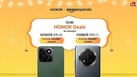 HONOR Unveils Festive Offers on X7c 5G and X9c 5G During Amazon Great Indian Festival