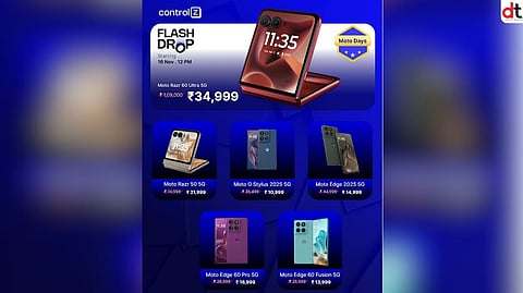 ControlZ Announces Moto Days Flash Drop Featuring Premium Renewed Moto 5G Smartphones