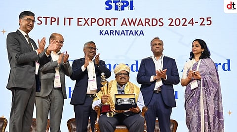 Shri B.V. Naidu Receives First STPI Commendation Award for Transforming India’s Tech Ecosystem