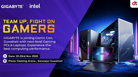 GIGABYTE–Intel Bring High-Performance Gaming Hardware to Comic Con Guwahati 2025