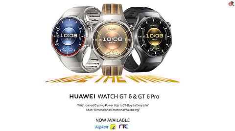 Huawei Expands Wearable Portfolio in India with Premium GT6 Series Rollout