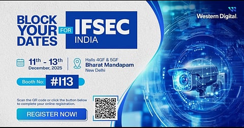 Western Digital to Showcase Advanced Surveillance Storage Portfolio at IFSEC India 2025