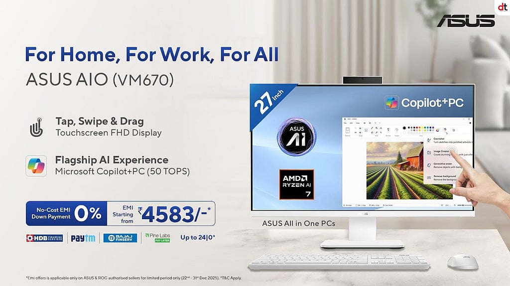 ASUS Launches 27-Inch Copilot+ AiO PC with AMD Ryzen AI Processor