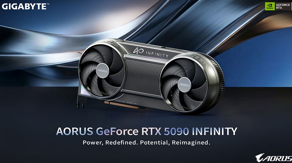 GIGABYTE Unveils AORUS GeForce RTX 5090 INFINITY with Breakthrough ...