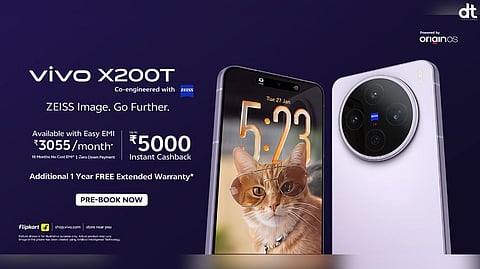 Vivo Launches X200T Smartphone with Dimensity 9400+ Processor in India