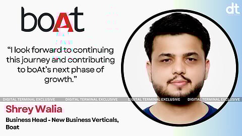 boAt Elevates Shrey Walia to Lead New Growth Verticals