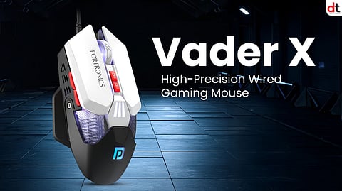Portronics Unveils Vader X Gaming Mouse Focused on Speed and Control