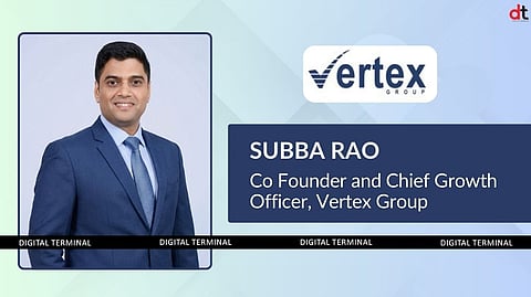 Industry Veteran Subba Rao Appointed Co Founder and Chief Growth Officer at Vertex Group