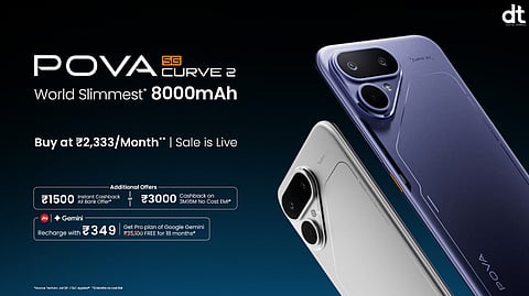 POVA Curve 2 Now Available Across India Starting at Rs 27,999